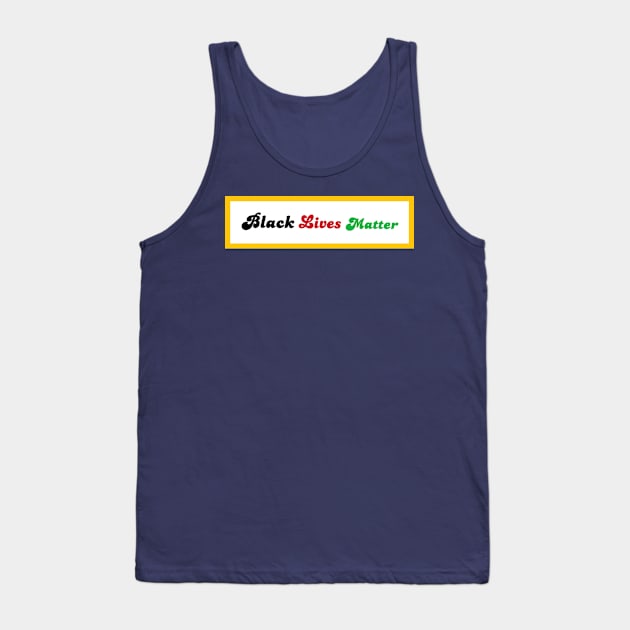 Black Lives Matter - Pan African Diaspora - Double-sided Tank Top by SubversiveWare